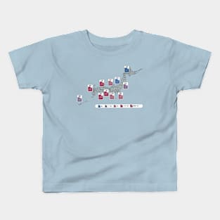 Japan UV Map Kids T-Shirt